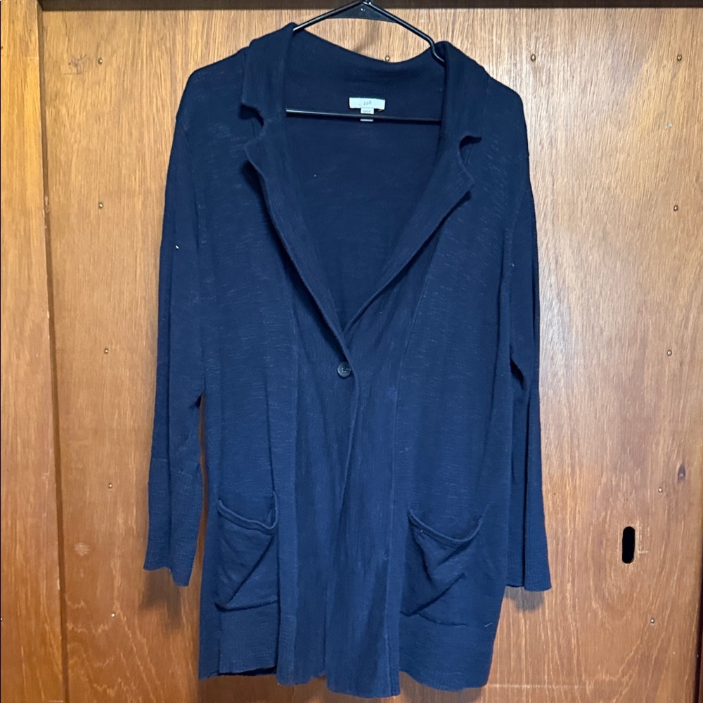 J. Jill Deep Blue Women's Cardigan